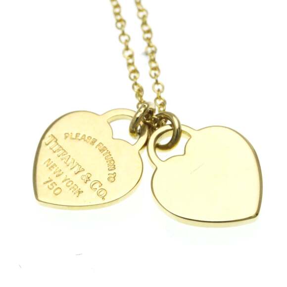 TIFFANY 18k Gold Heart Necklace - Picture 5 of 11